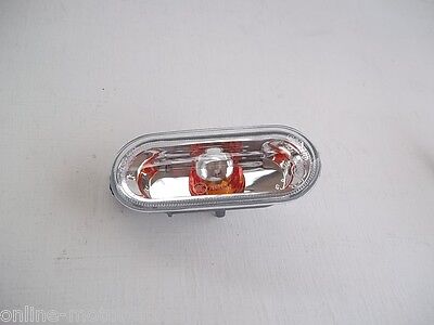 VW Transporter T5 + Caddy - side repeater / indicator lens x 1 - clear - GENUINE