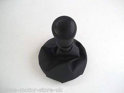 Volkswagen Transporter T5 - gear knob with gaiter + 5 speed plaque NEW - GENUINE