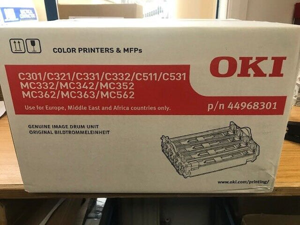 Original 44968301 OKI Imaging Drum C301 C321 C511 C531 MC352 MC362 MC562 MC332