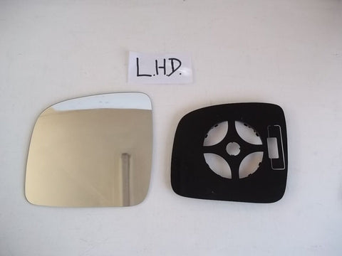 Volkswagen Transporter T5 + Caddy WING MIRROR GLASS - LEFT HAND DRIVE - LHD !