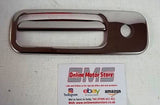 VW TRANSPORTER CADDY GOLF POLO - CHROME REAR DOOR RELEASE HANDLE COVER - 1 DOOR